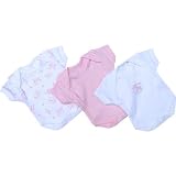 from Niccolas B Premature Early Baby Clothes Pack of 3 Bodysuits / Vests 0-1.5lb,3.5lb,5.5lb,7.5lb Pink