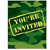 Camo Gear Invitations