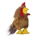Multipet's Look Who's Talking Plush Rooster 6-Inch Dog Toy