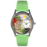 Whimsical Watches Women's S0150013 Elephant Green Leather Watch