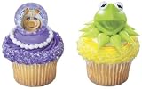 Muppets Kermit Miss & Piggy Cupcake Toppers - 24 rings - Eligible for Amazon Prime!