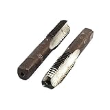 uxcell ハンドタップ10mmフルートの直径　 6.5 x 6.5mm　HSS製　2個入り