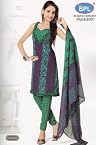 Dress materials - Crepe Dress Material Elegant Designer Unstitched Salwar Suit D.No 8160