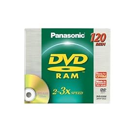 Panasonic DVD-RAM 4.7GB, 3X Speed dvd discs - Pack 100