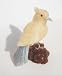 Natural Gemstone Aragonite Bird Carving Figurine 3.0"