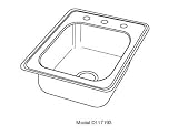 ELKAY 17X19 Dayton 3H Select KIT SINK STAINLESS D117193
