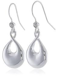 Kenneth Cole New York "Shiny Earrings" Silver Small Sculptural Drop Earrings