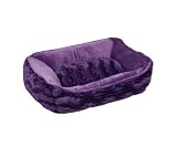 Dogit Style Cuddle Bed, Wild Animal, Purple X-Small