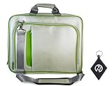 Apple MacBook Pro 13 Inch Laptop Sleeve Case With Extra Pockets Color Green + Nuvur  Keychain (ND133PG1)