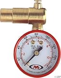 AccuGage Tire Pressure Dial Gauge (160psi, Schrader Valve)