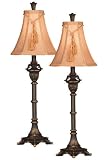 Rowan 2 - pack Buffet Lamps, CUT CRNR SHADE, METALLIC BRONZE