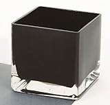 ガラスプランター　カラーコンテナ　黒