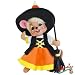 6" Candycorn Witch Mouse by Annalee