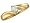 Diamond Engagement Ring: 14K Yellow Gold 1/5 Carat (ctw) Princess Cut Ring, Size 5