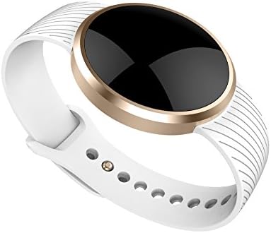 Pedometer, Ronkoen L58 Smart Bluetooth Bracelet Wireless Fitness Pedometer Tracker Activity Tracker with Monitoring Calories Track Steps Counter Sleep for Sports Fitness -White