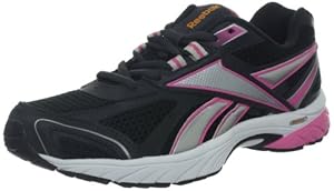 Reebok Women's Pheehan Running Shoe,Gravel/Silver/Optimal Pink/Neon Orange,8 M US