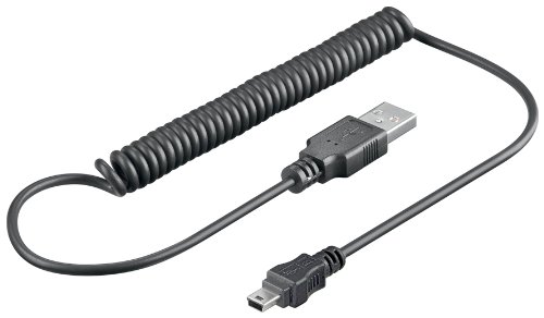 Wentronic Mini-USB Spiral-Verl&auml;ngerungskabel 1,5 m
