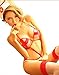 DGAGA Sexy Naughty Nurse One-piece Crotchless Cupless Uniform Lingerie Set