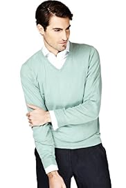 Collezione Cotton Rich V-Neck Jumper with Cashmere