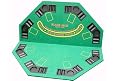2-in-1 Folding Poker Blackjack Wood Table Top