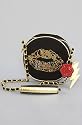 Betsey Johnson The Crossbody in Black Blingin' Lips,Bags (Handbags/Totes) for Women