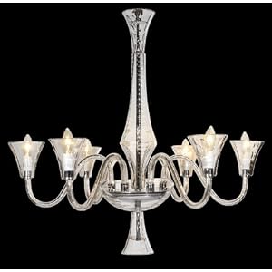 Waterford Crystal Cala Chandelier 6 Arm - Clear by Waterford
