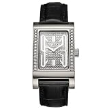 Bvlgari RTW39DGD2L Rettangolo Diamond Pave Dial Alligator-Croc Ladies Watch by Bvlgari
