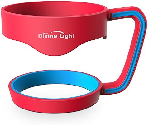 Abizoe Divine Light Handle for Yeti Rambler 30-Oz Tumblers, Red