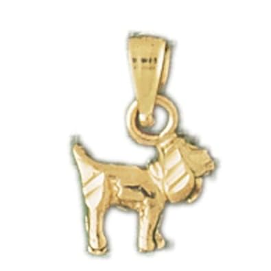 Cheap Girls Jewelry Dazzlers Solid 14k Gold 3D German Shorthaired Pointer Dog Charm Pendant Available in three colors from jewelsberry (weights: 1.0 grams only) For Sale