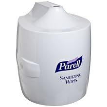 PURELL 9019-01 White Sanitizing Wipes Large Wall Dispenser