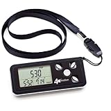 Ozeri 4x3motion Digital Pocket Pedometer with Tri-Axis Technology