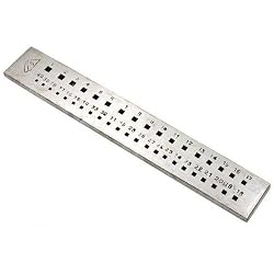 40 Square Hole Drawplate Jewelers Wire Draw Plate Tool