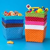 Kids Storage Strap Shelf Basket - Shelf Basket (Lt. Blue) 9 x 10.5 x 6h