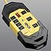 Electronics : Tripp Lite TLM825SA Protect It! Safety Surge w/ 8 out OSHA Yellow 25' Cord 3600 Joules