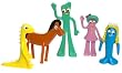 The Original Gumby and Friends Bendable Poseable 5-Piece Collectible Set