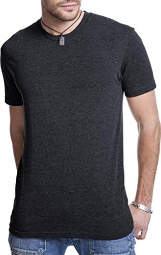 Next Level 6010 Men's Tri-Blend Crew Tee - Vintage Black - L