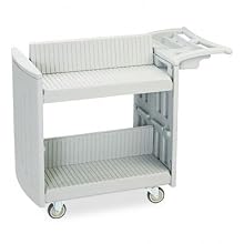 Safco 2-Shelf Molded Book Cart