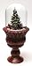 Search : Christmas Tree with Santa Claus Musical Water Globe on Pedestal