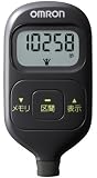 オムロン(OMRON) オムロン歩数計 Walking style ブラック HJ-203-Kの画像