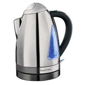 Russell Hobbs 14617 Nevada Kettle in a Brushed Satin Stainless Steel with 1.7Litre capacity