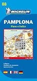 Pamplona 1 : 8 000 - Stadtplan: Plano E Indice (Michelin City Plans) - Michelin