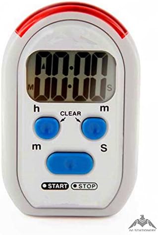 IVI Stationery Bell, Shake, Light Timer,99minutes 99hours timer Large Display 3-in-1 Timer for the Visually and Hearing Impaired