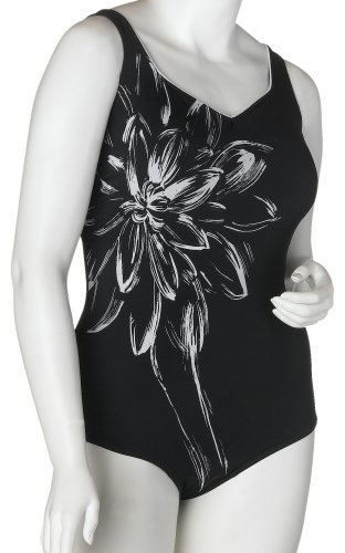 Christina Women's Plus Ladies' Portrait 1 Piece Sweetheart Tank Suit