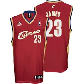 LeBron James Cleveland Cavaliers Maroon Youth Replica Adidas NBA Jersey