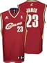Adidas Cleveland Cavaliers Lebron James Replica Road Jersey Medium