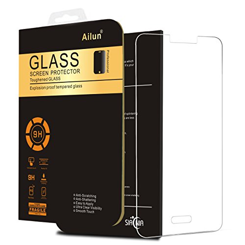 Galaxy S5 Screen Protector,By Ailun,Tempered Glass,for Samsung Galaxy i9600,9H Hardness,Curved Edge,Anti-Scratch,Bubble Free,Reduce Fingerprint&Oil Stain Coating,Case Friendly-Siania Retail Package
