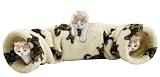 Eigenschaften Karlie  / FELINE Rascheltunnel beige mit Katzenmotiv 90cm #33292