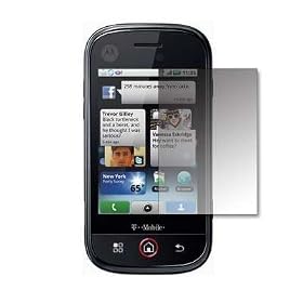 Premium Reusable LCD Screen Protector for Motorola CLIQ MB200 / Motorola Morrison / Motorola DEXT MB200 [Accessory Export Packaging]