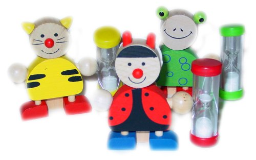 Childrens Toyshop  Toys : Cat Toothbrush Timer & Holder