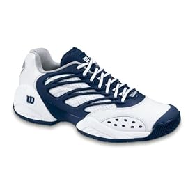 Wilson Tour II Mens Tennis Shoe - White Navy Silver by Wilson